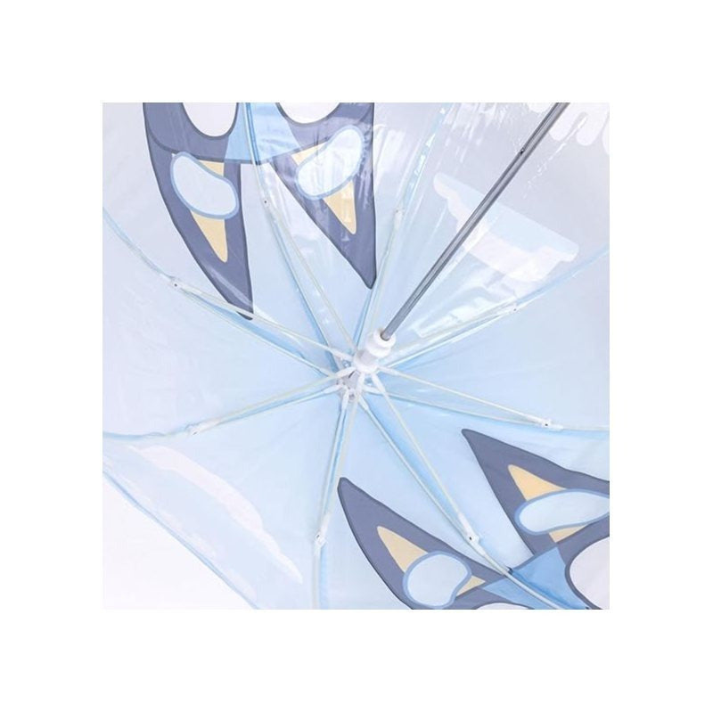 BLUEY - Parapluie de pluie transparent et multicolore unisexe en forme de cloche pour les enfants