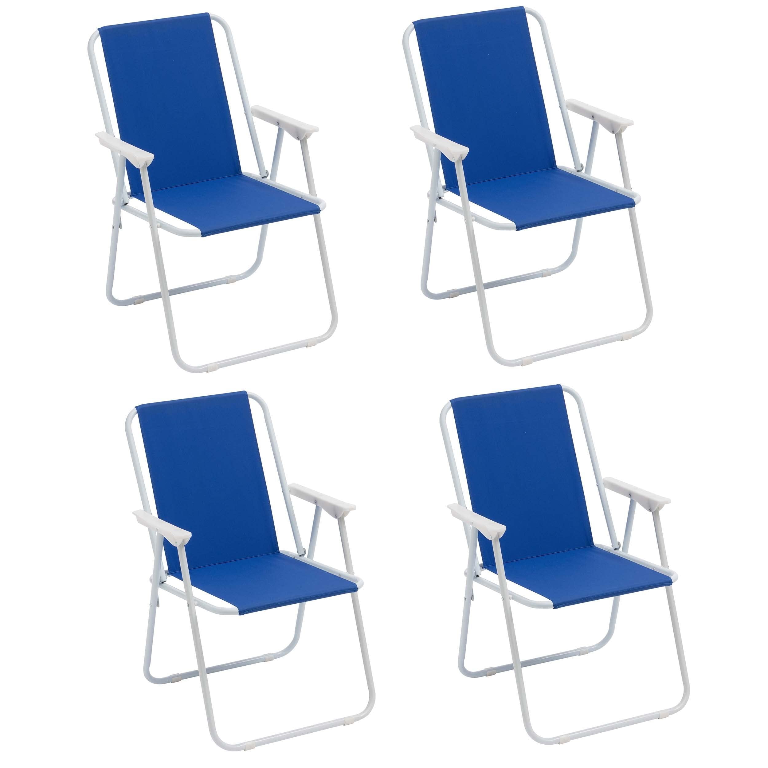Chaise de plage pliable Baroni, chaise de plage ou de camping en tissu, chaise d'extérieur avec accoudoirs, 20,5 x 17,3 x 30 pouces (52 x 44 x 76 cm)