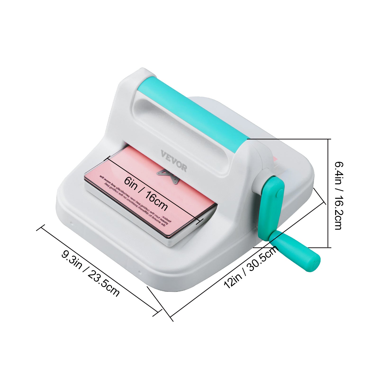 Machine à découper et à embosser manuelle VEVOR 6" pour l'art, le scrapbooking et le bricolage