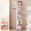 Boîte de rangement pour jouets de 162 cm, organisateur de jouets transparent avec couvercle anti-poussière et loquets de sécurité, peut contenir plus de 80 poupées, assemblage facile sans outils, rangement pour animaux en peluche pour la décoration intéri