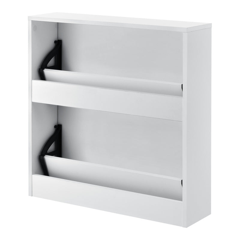 Armoire à chaussures Vogar avec portes miroir de différentes couleurs et tailles