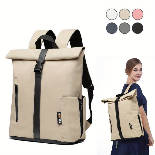 Sac à dos de voyage léger et anti-vol 20-25L pour hommes et femmes - compartiments multiples, bretelles ajustables, conception durable en coque souple en 6 couleurs « noir, blanc, gris, beige, marine, rose » - sac à dos de jour pour navetteurs pour l'écol