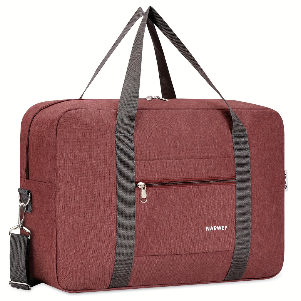 Sac de Voyage Léger pour Hommes et Femmes - Sac Cabine Compatible Avion/Porte avec Bandoulière Réglable, Coutures Renforcées et Multi-Compartiments - Spacieux et Résistant, Idéal pour Voyages, Week-ends et Idée Cadeau 2025
