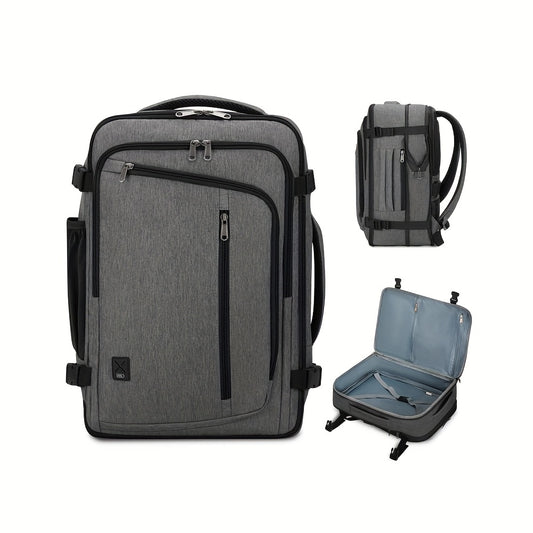 Sac à dos cabine extensible approuvé par l'aviation 45X36X20 pouces, bagage à main sous le siège avec poche humide et housse pour ordinateur portable dédiée de 43,18 cm, sac de voyage adapté aux normes TSA pour les voyages d'affaires (Essentiel unisexe 20