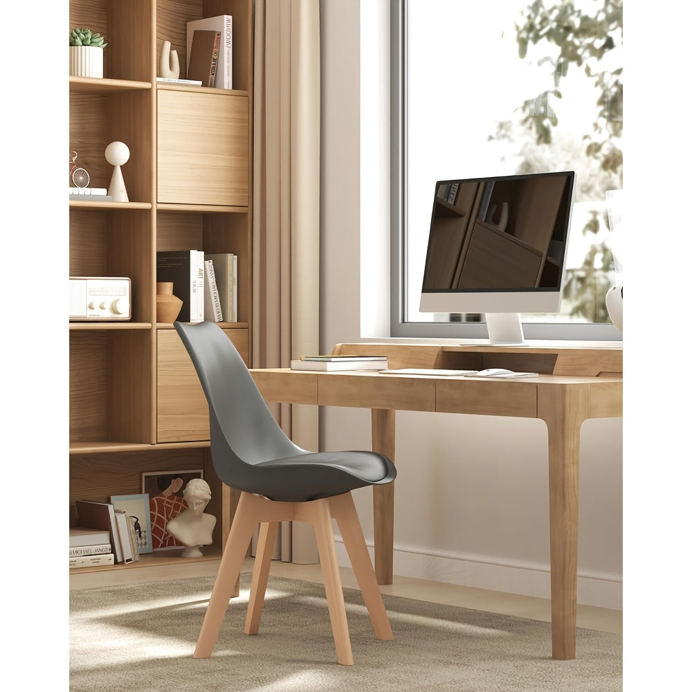 2/4pcs Chaise de salle à manger Bureau Chaise de visite Chaise de réception Chaise de designer Chaise de cuisine en bois