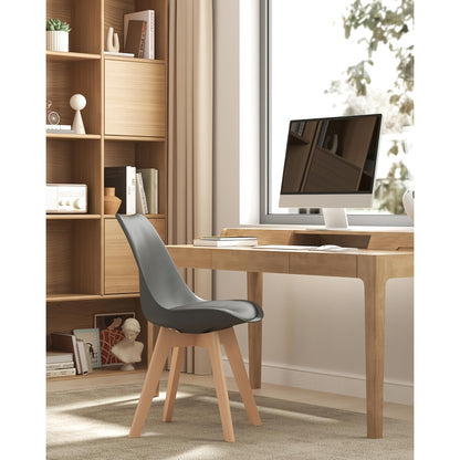 2/4pcs Chaise de salle à manger Bureau Chaise de visite Chaise de réception Chaise de designer Chaise de cuisine en bois