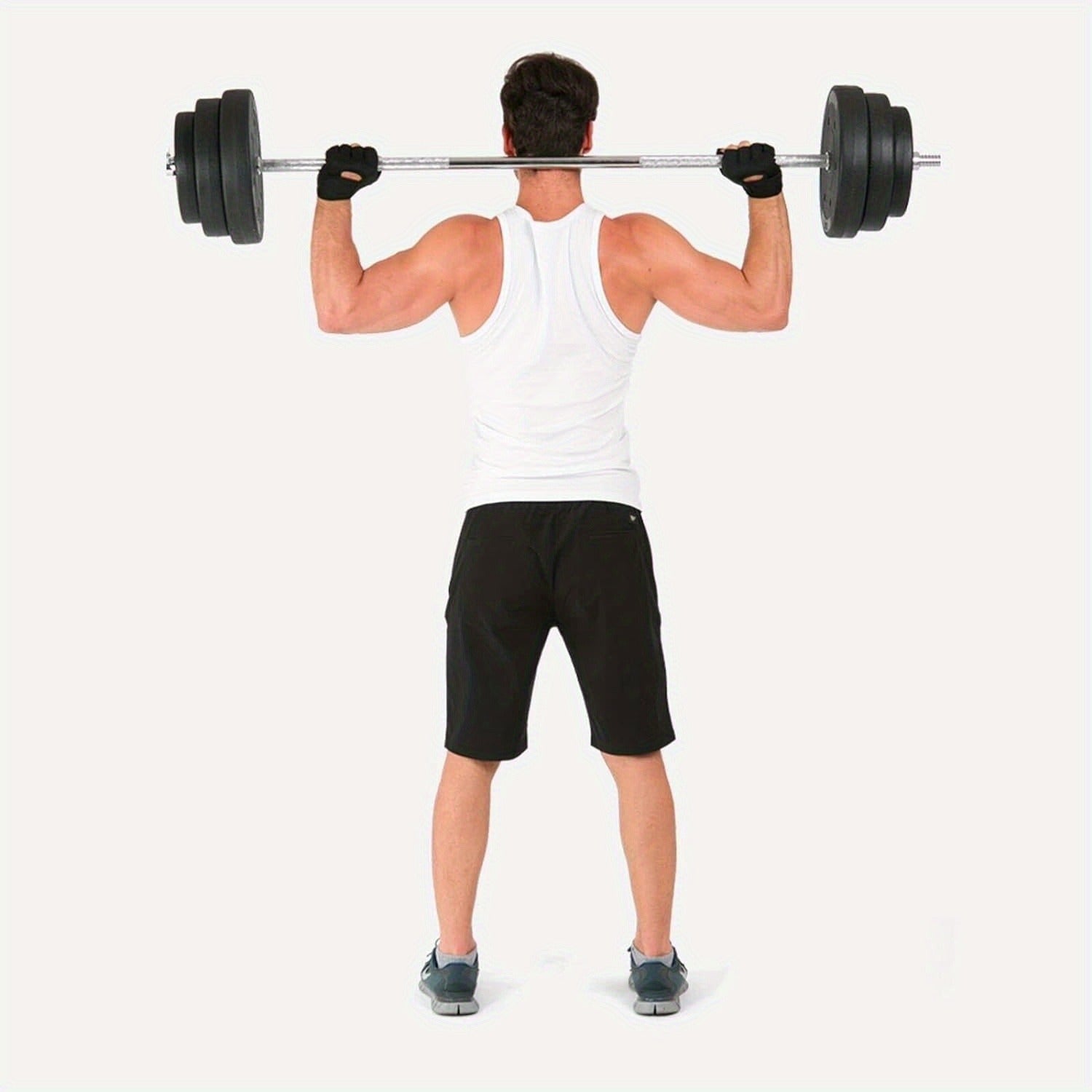 Jeu de Plaques de Poids Standard 15kg/20kg/30kg pour Haltères, Barre d'Haltérophilie et Entraînement de Musculation