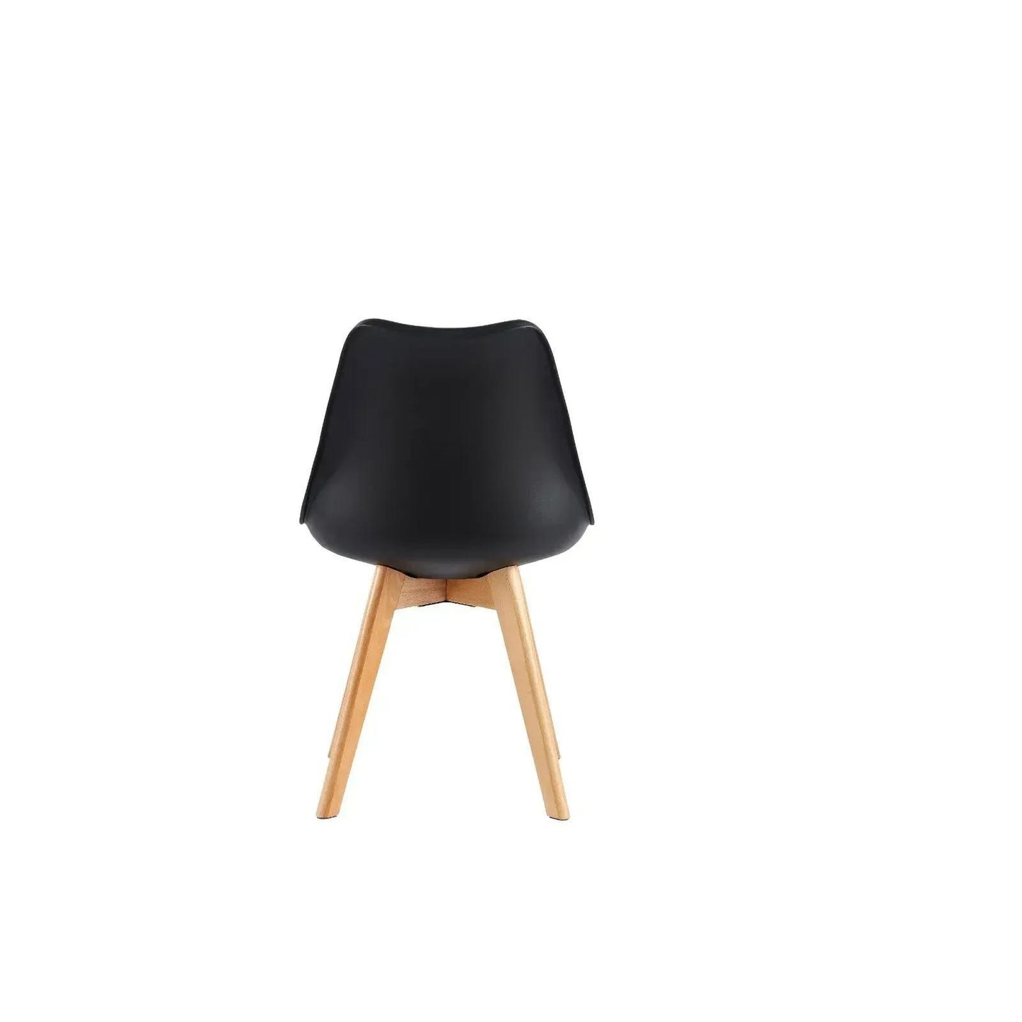 Ensemble de 4 chaises de salle à manger MCC Direct, chaises de cuisine, chaises de bureau, chaise coquille de designer, "Eva" disponible en 7 couleurs tendance