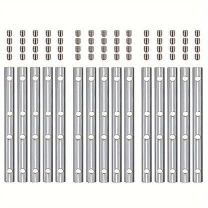 Connecteurs de profilés droits en aluminium pour pack 4-20, pour profilés en aluminium des séries 20/30/40, fente 6/8