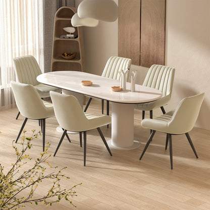 Chaises de salle à manger, Ensemble de 2/4/6, Chaises de cuisine, Chaises rembourrées avec pieds en métal, Chaise de salon avec coussin de dossier, pour salle à manger, Chaise de réception, Bureau
