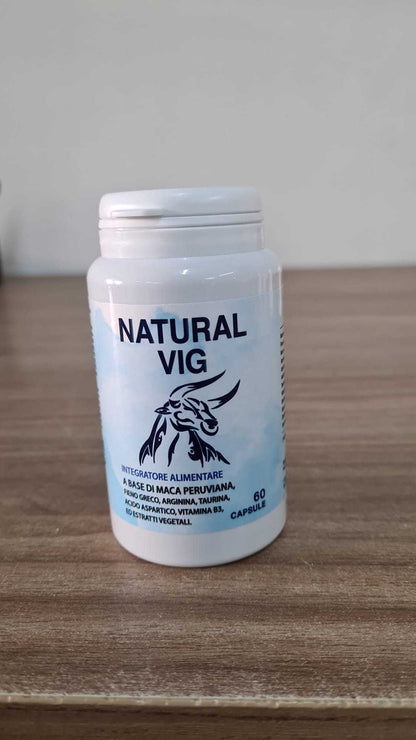 Compléments alimentaires pour hommes avec Maca péruvienne, Ginseng, Muira Puama, Argine, Taurine, Gingembre et Fenugrec – Formule en gélules – Fabriqué en Italie, 60 gélules