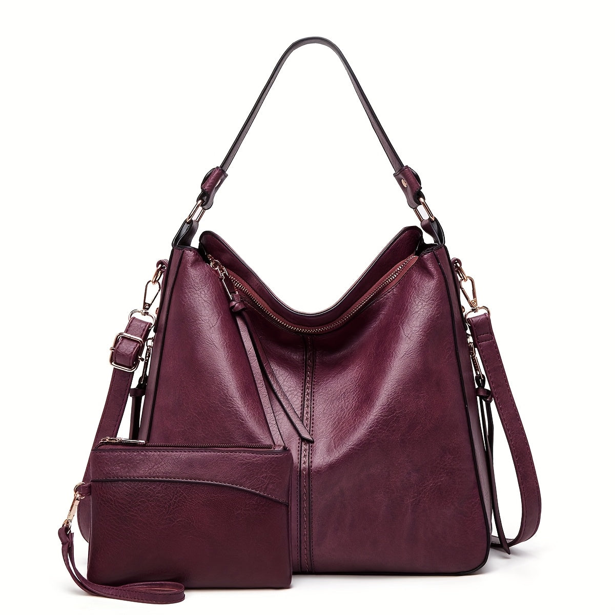 Nouveau sac pour femmes grande capacité - Sac bandoulière à une épaule élégant et de haute qualité, sac fourre-tout facile et à la mode, polyvalent pour un usage quotidien, adapté à une tenue de bureau et sac à bandoulière pour transporter sous le bras
