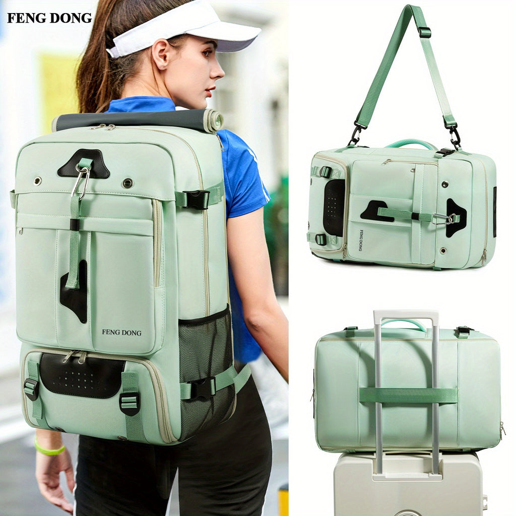 Sac à Dos de Voyage Léger à Grande Capacité Compatible pour Ordinateur Portable de 17,3 Pouces & Affaires, Sac d'École avec Compartiment à Chaussures, Multi-Compartiments & Bretelles Rembourrées - Housse pour Ordinateur Portable en Nylon pour Professionne