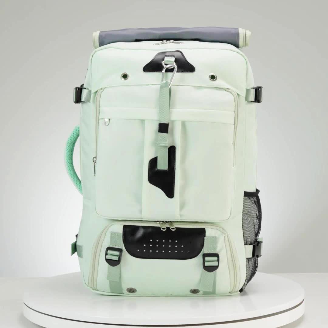 Sac à Dos de Voyage Léger à Grande Capacité Compatible pour Ordinateur Portable de 17,3 Pouces & Affaires, Sac d'École avec Compartiment à Chaussures, Multi-Compartiments & Bretelles Rembourrées - Housse pour Ordinateur Portable en Nylon pour Professionne