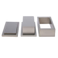 Moule de pré-pression rectangulaire en aluminium de 5,08 x 10,16 cm pour colophane, pour extraction