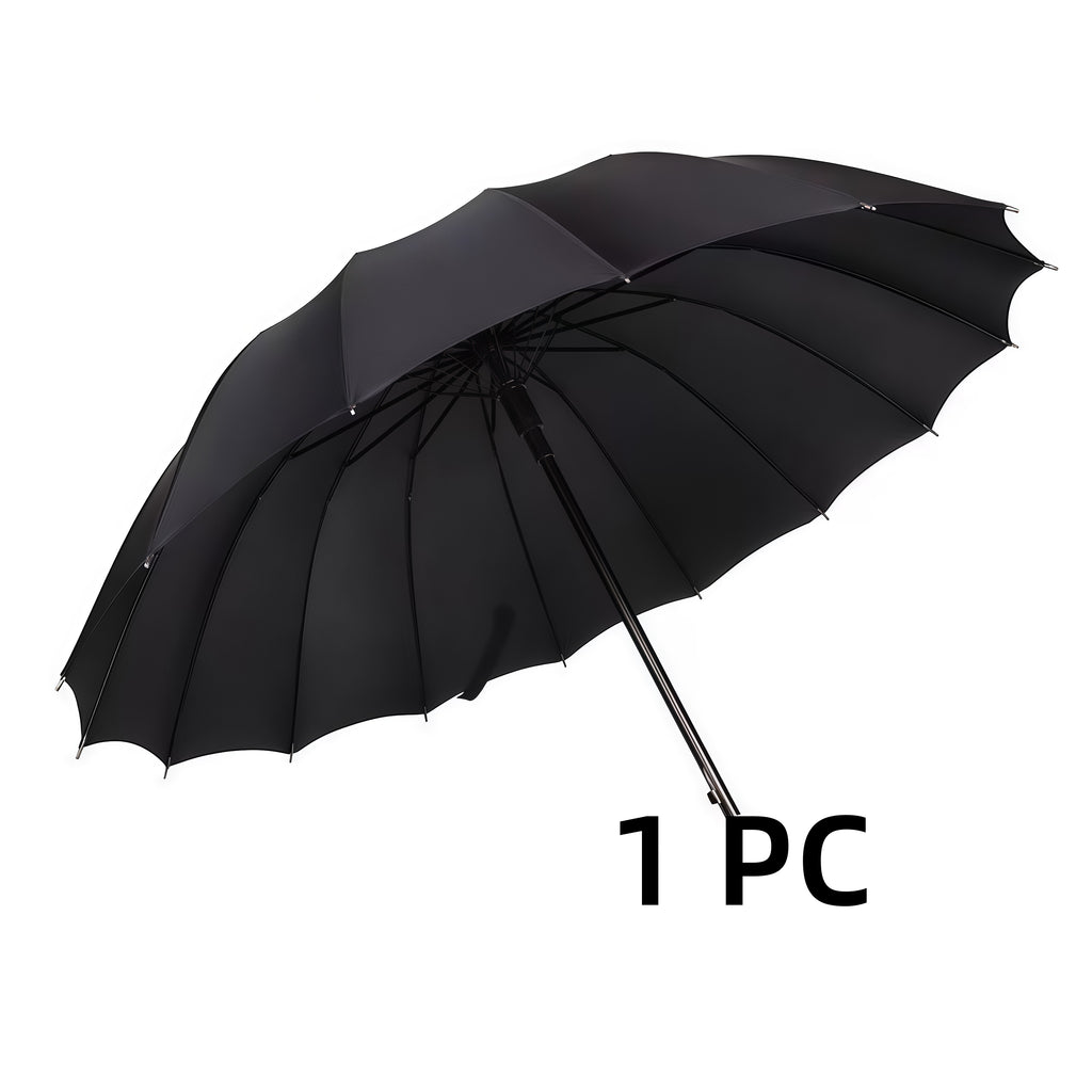 1 pièce ou 2 pièces en option, Parapluie Samouraï Ninja Semi-automatique MEI QI LIN, Le meilleur cadeau créatif (16 baleines), Parapluie à long manche robuste et durable