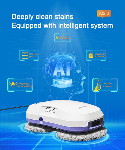 Le Puruikai M8 est un nouvel appareil conçu pour le Black Friday et Noël, fonctionnant comme un robot intelligent pour le nettoyage des fenêtres. Ce modèle compact est équipé de double buses de pulvérisation automatique spécialement conçues pour le nettoy