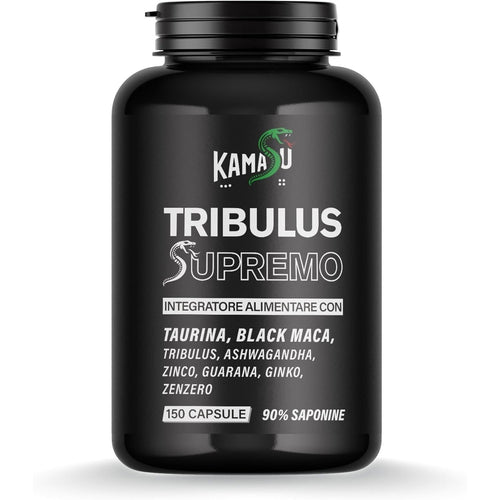Intégrateur Homme avec Tribulus Terrestris, Maca, Taurine, Guarana et Ginkgo Biloba