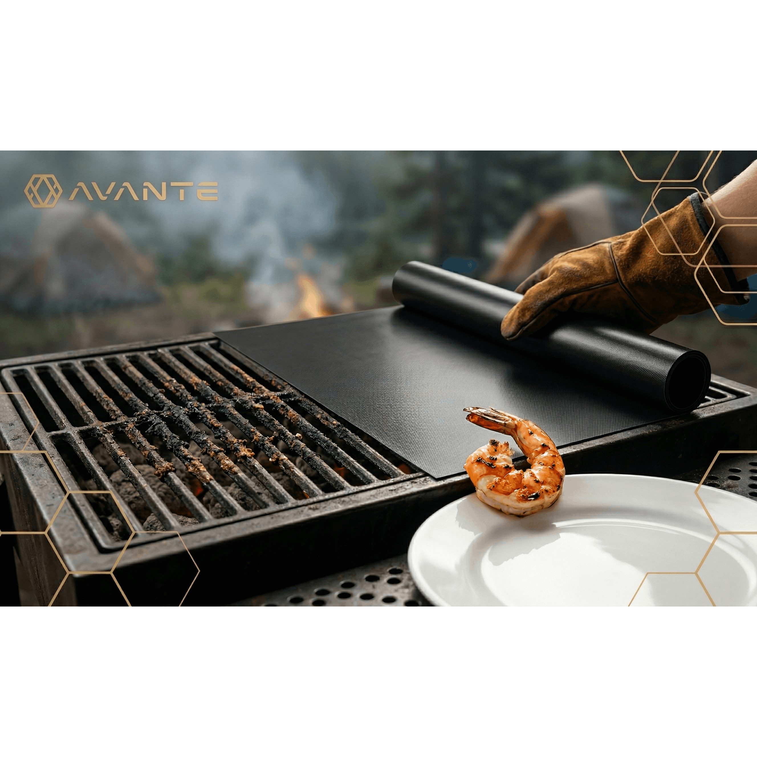 Lot de 12 tapis réutilisables en Téflon pour grillades, cuisson et pâtisserie, résistants à la chaleur, antiadhésifs, permettant de frire et cuire sans huile, faciles à nettoyer, parfaits pour préparer viande, poisson et légumes