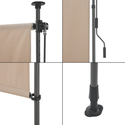 Store Extérieur Cimarra pour Balcon avec Manivelle, Cadre en Acier Résistant aux Intempéries, Disponible en Diverses Couleurs et Tailles