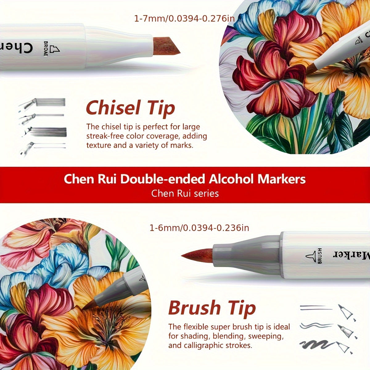 Marqueurs d'art professionnels - Pointe ciseau et encre à l'alcool, ensemble de sac portable de 48/60/80/100/120 couleurs - Idéal pour le dessin, le coloriage et la conception graphique - Choix parfait pour les artistes, les étudiants et les professionnel