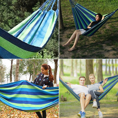 Hammock, Hanging, Two-Person, 260X160Cm, Brazilian, XXL, with Cover, Perfect Solution for Relaxing Outdoors, for Garden Or Terrace, Made of Sturdy, Densely Woven Cotton with Polyester, Ensures Durability And Comfort. Thanks to Its Large Dimensions, It Can