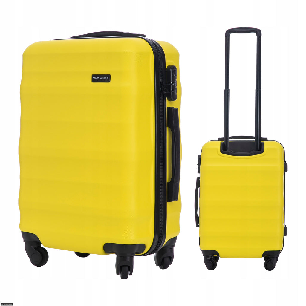 Valise au choix / ABS+ 28" 24" 20" / Dimensions environ 75 X 50 X 30 Cm ou 68 X 41 X 25 Cm ou Cabine 55 X 40 X 20 Cm / Valise cabine ABS+ de haute qualité avec serrure numérique et roues à 360°, Valise à roulettes pour les principales compagnies aériennes