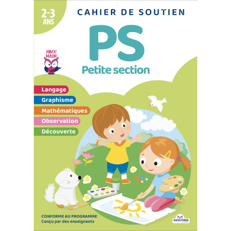 Cahier de soutien - Petite Section - PS