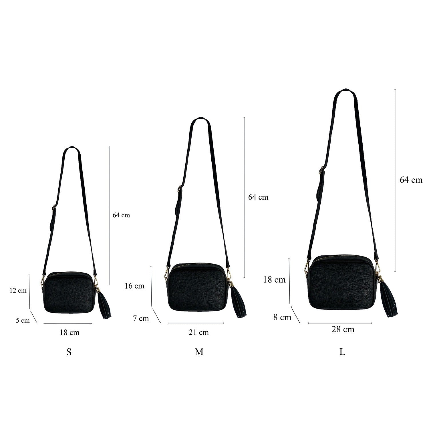 Sac à bandoulière en cuir véritable avec fermeture à glissière pour femme cod.5210