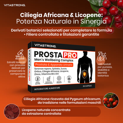 ProstaPRO Vitastrong, Complément Alimentaire, 30 Gélules