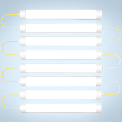 Bandes lumineuses LED 60,96 cm 91,44 cm 121,92 cm 152,4 cm, tube lumineux à profilé, lumière d'épissure pour bureau, magasin, garage, plafond, pièce, blanc froid, blanc neutre, tube lumineux LED, luminaire de plafond LED pour garage, magasin, couloir, bur