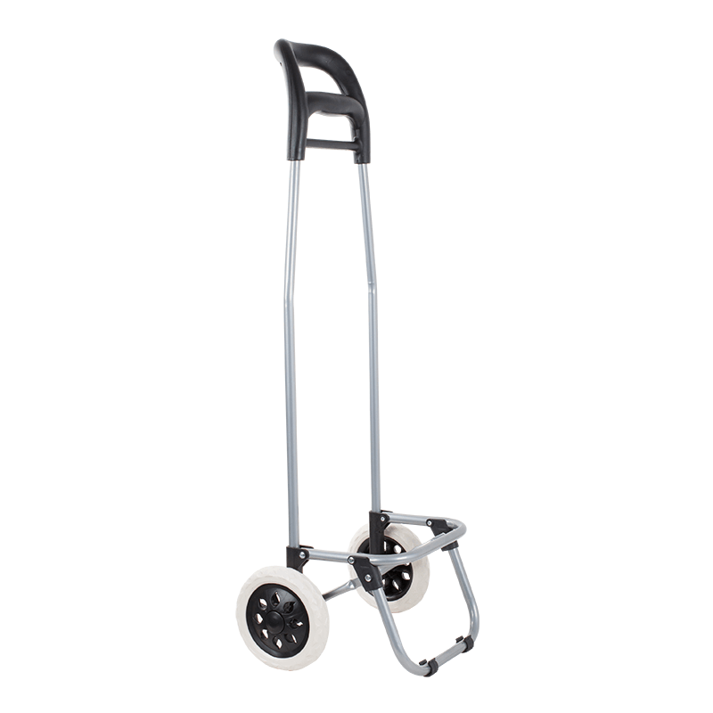 Chariot de courses pliable avec roues, robuste et spacieux, avec poche et poignées, pratique pour transporter des courses lourdes, base stable, grandes roues et poignée durable, en matériau imperméable, facile à nettoyer, poche pour verrouillage ou portef
