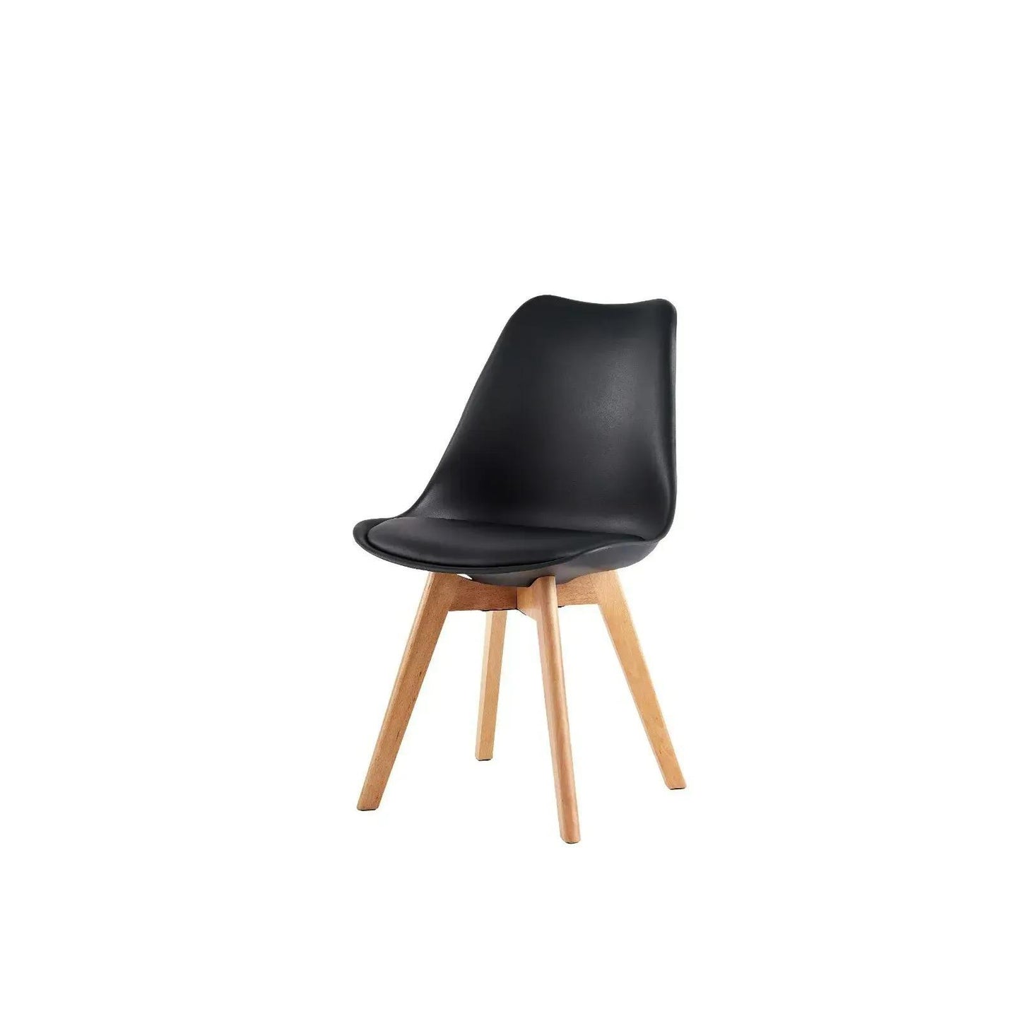 Ensemble de 2 chaises de salle à manger MCC Direct, chaise de cuisine, chaise de bureau, chaise de salon, chaise coquille de designer Eva, disponible en 7 couleurs