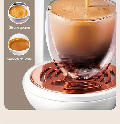 CAFELFFE Machine à café capsule 5-en-1 MK606 | Machine à expresso à infusion chaude/froide, 19 bar de pression, compatible avec les capsules Nec* Original, DG, Kcup, sacs ESE, poudre de café, réservoir d'eau de 0,6 L, économie d'énergie, facile à nettoyer
