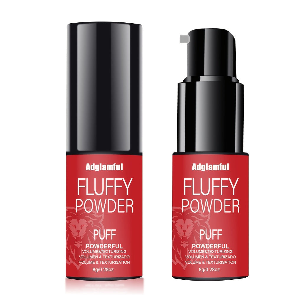 Poudre Volumisante Adglamful en Flacon à Pompe, Poudre Spray à Pompe, Contrôle du Sébum en 5 Secondes pour Cheveux Moelleux, Poudre de Soin Coiffante, Poudre Volumisante sans Rinçage