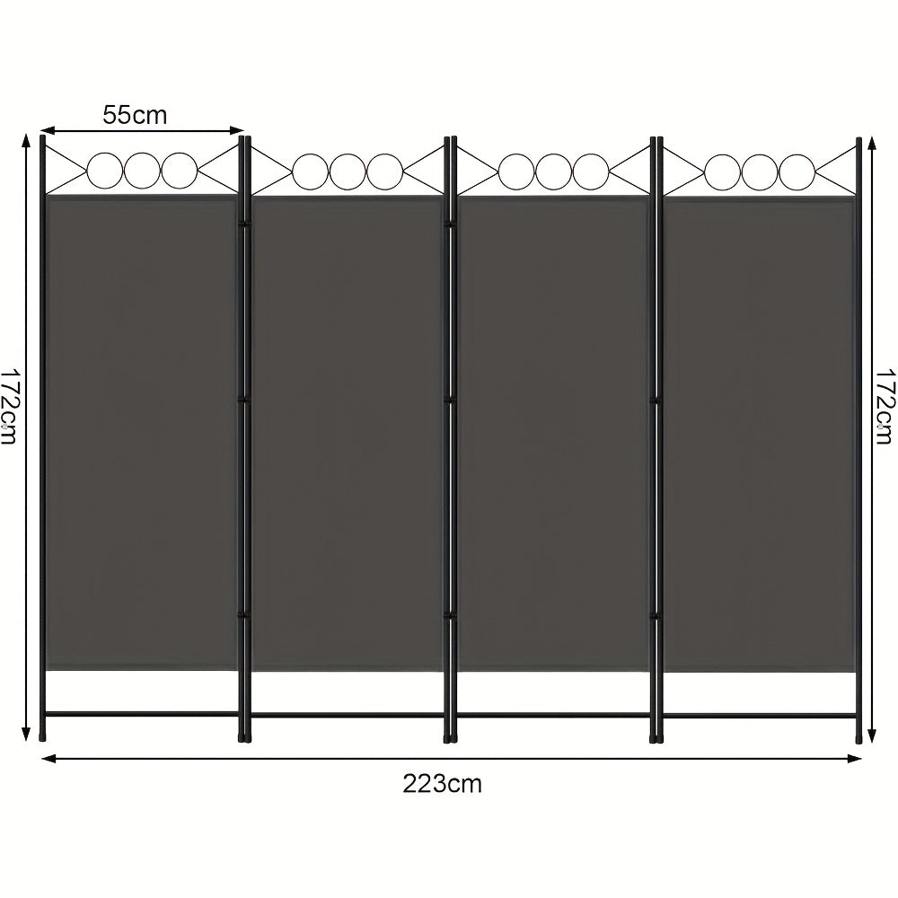 Pare-vue 1 pièce, durable et pliable, convient pour une utilisation intérieure et extérieure, jardins, balcons et terrasses, offre de l'intimité, facile à assembler, démonter et nettoyer
