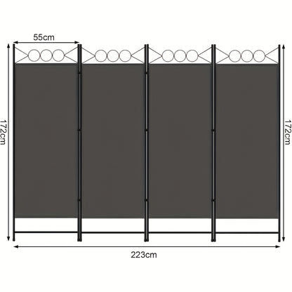 Pare-vue 1 pièce, durable et pliable, convient pour une utilisation intérieure et extérieure, jardins, balcons et terrasses, offre de l'intimité, facile à assembler, démonter et nettoyer