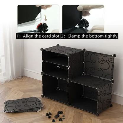 Étagère à chaussures facile, armoire à chaussures en plastique, rangement anti-poussière multicouche, convient pour l'assemblage multicouche d'étagères à chaussures dans les chambres, les halls d'entrée, les salons, les dortoirs et les portes avec de mult