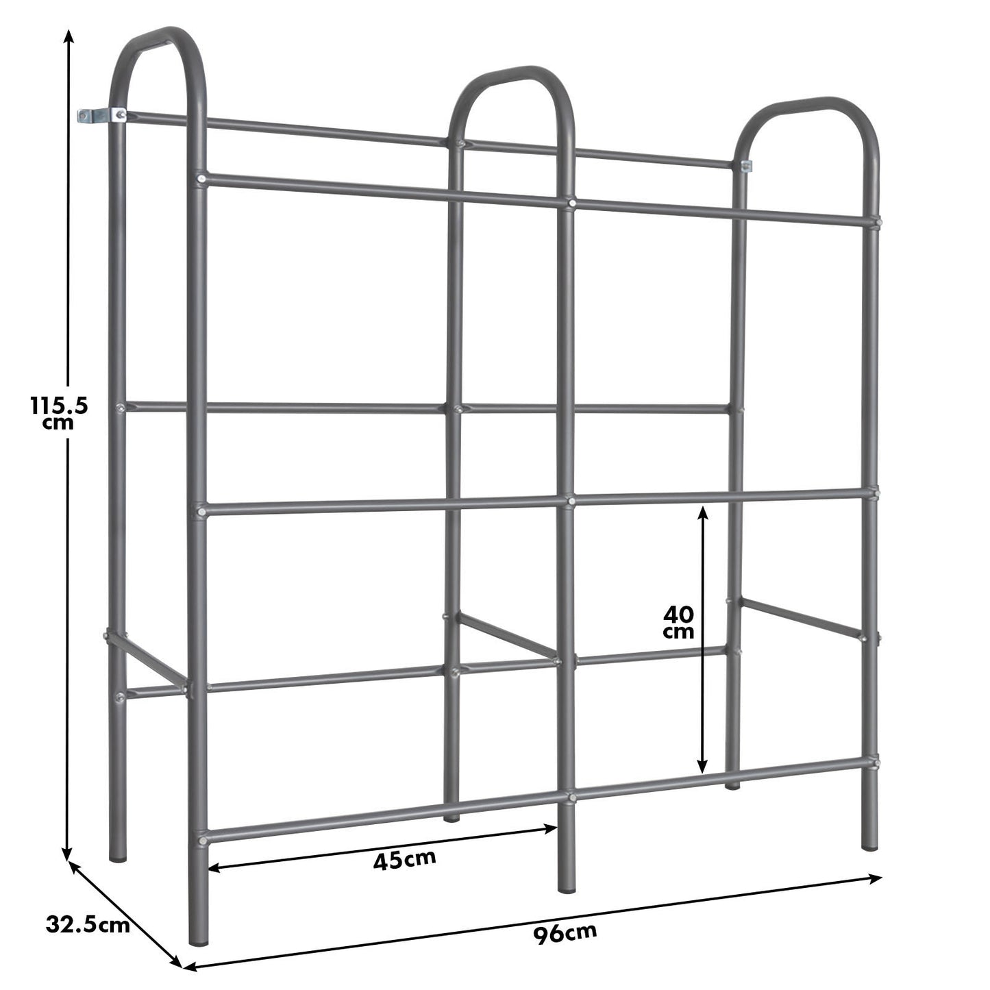 Étagère à boîtes de boissons Rocket avec fixation murale – Support à bouteilles / Support à boissons en métal – Étagère à boîtes pour boîtes de boissons – Étagère Rocket KARAT