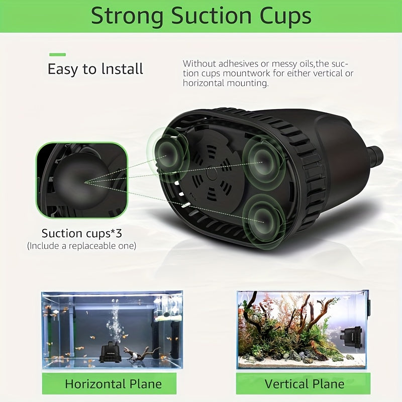 Pompe à eau submersible 211 GPH, pompe de fontaine 15 W, pompe pour aquarium, pompe à eau 800 L/h avec cordon d'alimentation de 213,36 cm pour fontaine de jardin, nappe phréatique, cascade, aquarium, étang, culture hydroponique, sans batterie