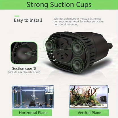 Pompe à eau submersible 211 GPH, pompe de fontaine 15 W, pompe pour aquarium, pompe à eau 800 L/h avec cordon d'alimentation de 213,36 cm pour fontaine de jardin, nappe phréatique, cascade, aquarium, étang, culture hydroponique, sans batterie