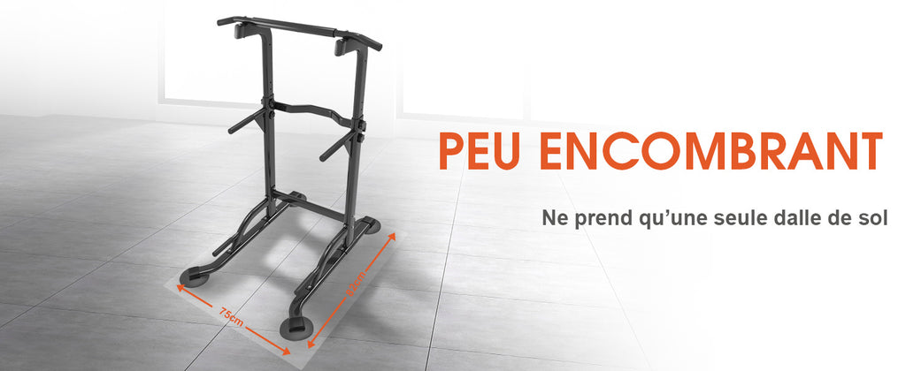 DH FitLife Power Tower Dip Station| Barre de traction autonome | Barre de dips pour le dos | Station de musculation Power Tower | Station de fitness | Rack de puissance pour salle de sport à domicile
