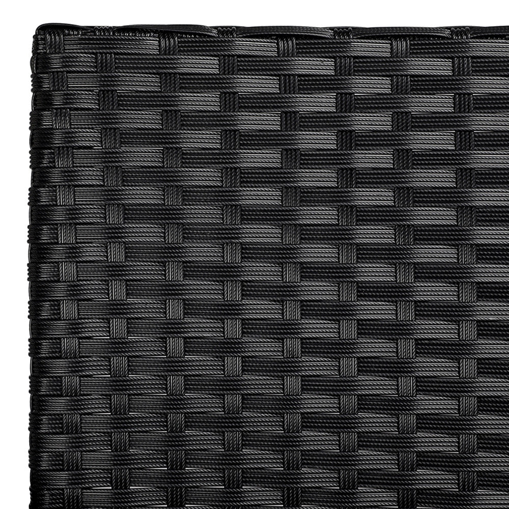 Costoffs Ensemble de mobilier de jardin et de balcon 3 pièces, Groupe de sièges de jardin, Ensemble de mobilier de patio comprenant 2 chaises avec table et coussins d'assise pour balcon, terrasse, jardin