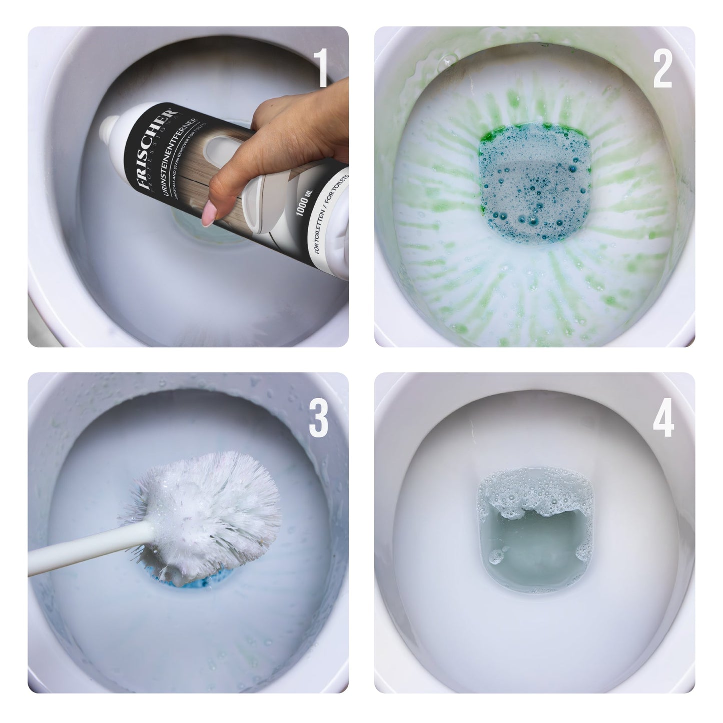 Liquide Nettoyant WC 1000Ml - Nettoyant pour Toilettes, Élimine le Calcaire et les Sédiments