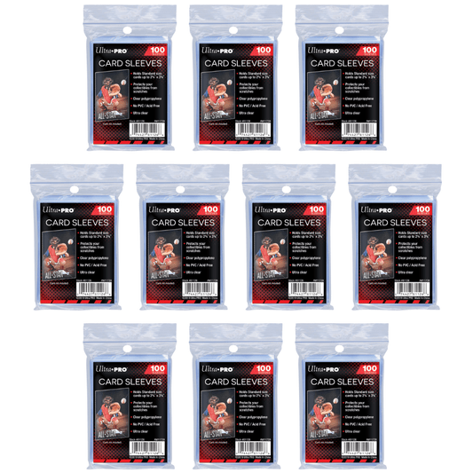 ULTRA PRO 10X 100 Pochettes Souple Penny Sleeves - un total de 1000 Pochettes Ultra Pro