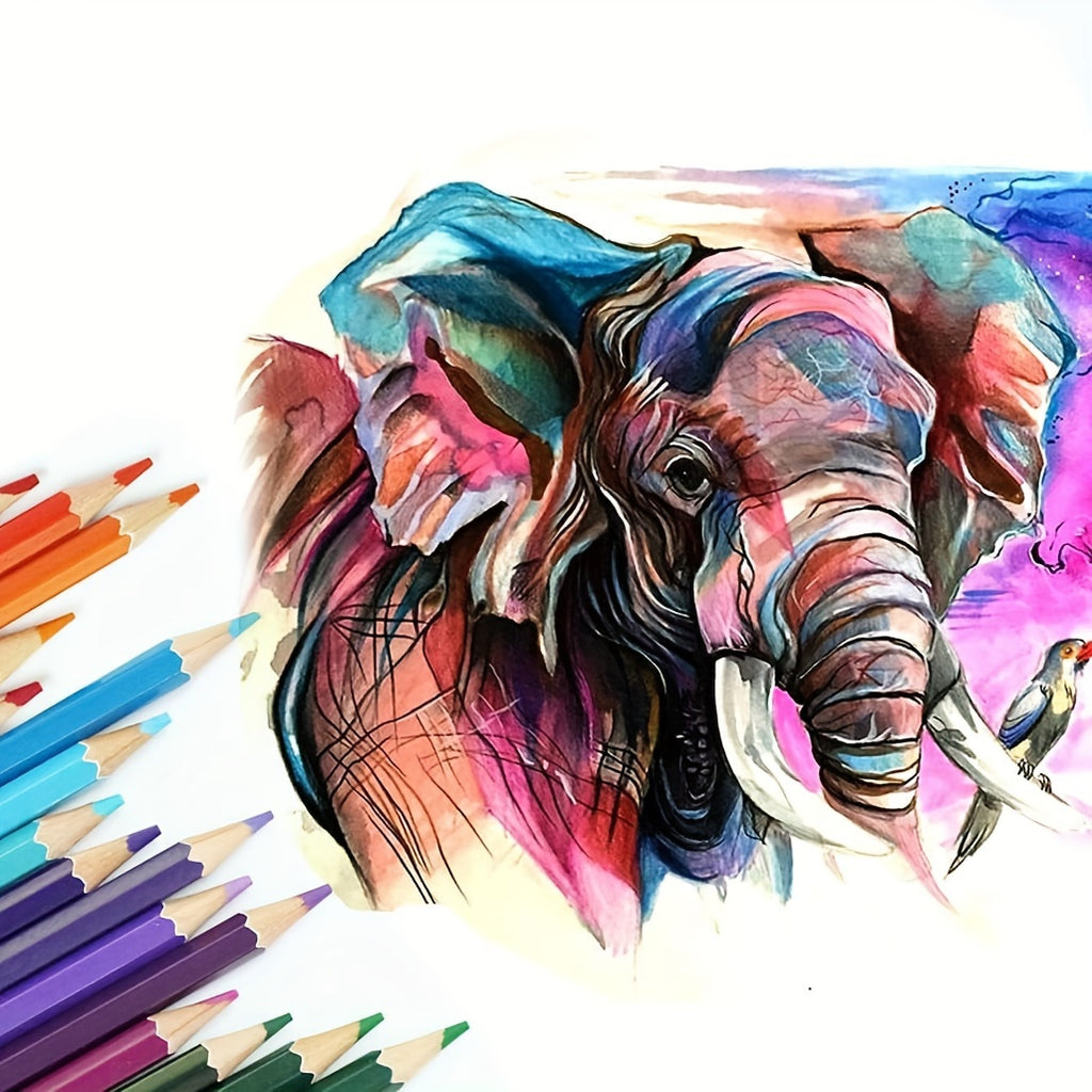 Collection de 258 crayons de couleur de haute qualité pour adultes, idéaux pour le coloriage, le mélange et le superposage - adaptés aux applications artistiques professionnelles