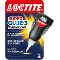 Loctite Super Glue-3 Power Gel Control lot de 2, Colle instantanée surpuissante avec débit contrôlé, Colle universelle pour la plupart des matériaux, colle gel dans un flacon anti-choc 2x3g