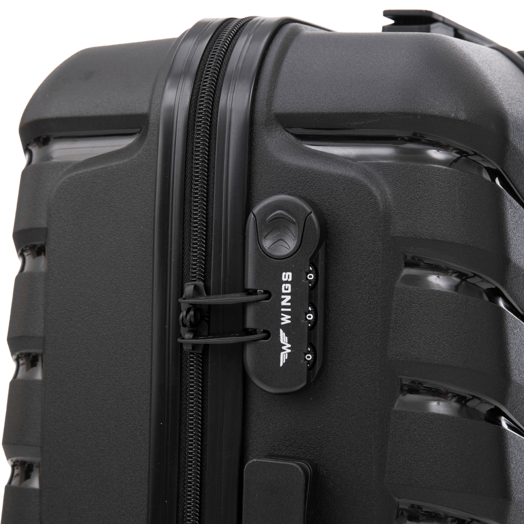 Options de bagages / Polypropylène TSA / 28" 24" 20" 18" pouces / Dimensions environ 75 x 50 x 30 cm ou 68 x 41 x 25 cm ou taille cabine 55 x 40 x 20 cm ou bagage à main 50 x 34 x 18 cm avec roues amovibles / Bagage à main ABS+ de haute qualité, bagage de