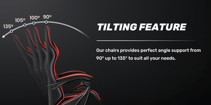 Chaise de Gaming Ergonomique avec Repose-Pieds - Pivotante à 360°, Réglable en Hauteur, Support Lombaire, Mécanisme d'Inclinaison Manuelle, Texture Simili, Rembourrage en Mousse et Cadre en Acier Inoxydable - Pour PC/Bureau