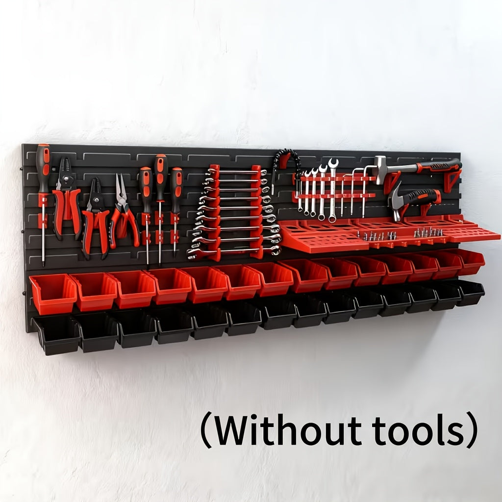 Grand support de rangement pour outils 2026 (sans outils), une solution de rangement pour clés, tournevis, forets, vis et marteaux, idéal pour l'organisation des outils de garage. Ce support de rangement multifonctionnel est un cadeau parfait pour papa, c